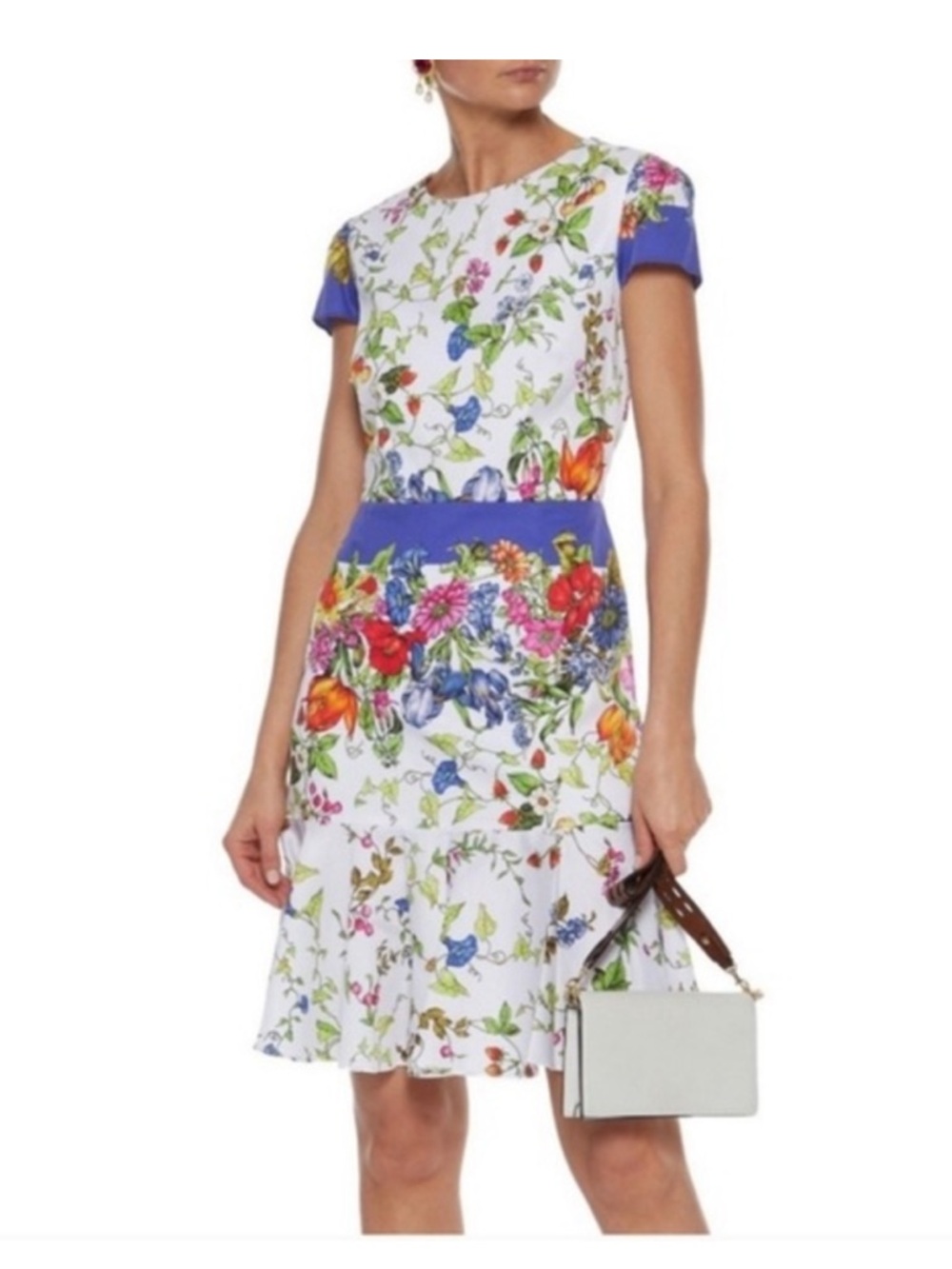 MILLY Karissa Floral print Cotton Dress - Picture 2 of 11